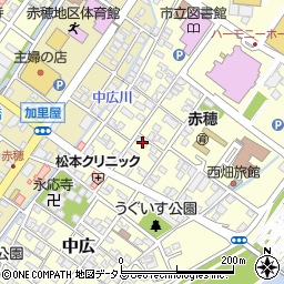 兵庫県赤穂市中広1002周辺の地図