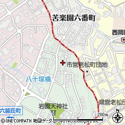 兵庫県芦屋市岩園町49-32周辺の地図