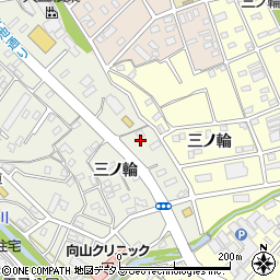 愛知県豊橋市向山町三ノ輪6周辺の地図
