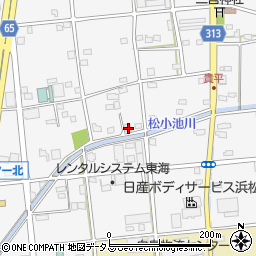 静岡県浜松市中央区貴平町353周辺の地図