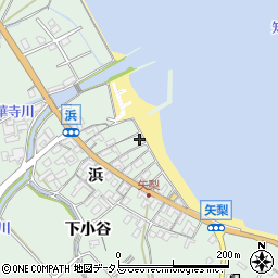 愛知県知多郡美浜町豊丘浜37周辺の地図