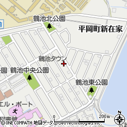 兵庫県加古川市平岡町新在家1192-159周辺の地図