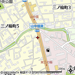 愛知県豊橋市三ノ輪町本興寺1-8周辺の地図