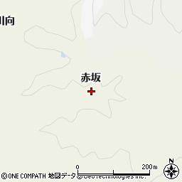 京都府木津川市鹿背山赤坂周辺の地図