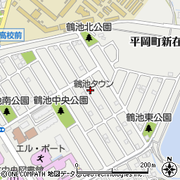 兵庫県加古川市平岡町新在家1192-118周辺の地図