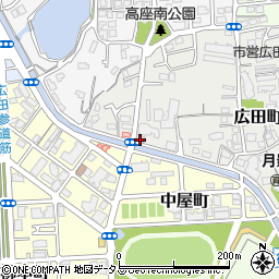 宮田接骨院周辺の地図