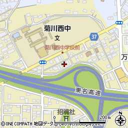 静岡県菊川市加茂189周辺の地図