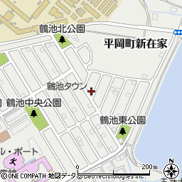 兵庫県加古川市平岡町新在家1192-384周辺の地図
