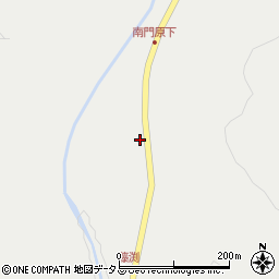 広島県山県郡北広島町南門原128周辺の地図