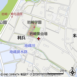 岩崎集会場周辺の地図