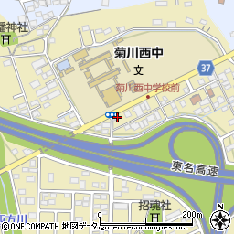 静岡県菊川市加茂182周辺の地図