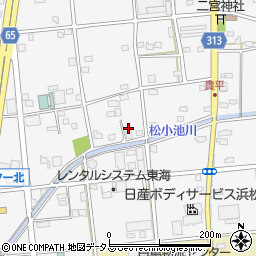 静岡県浜松市中央区貴平町352周辺の地図