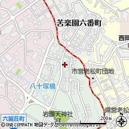 兵庫県芦屋市岩園町49-26周辺の地図