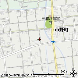 静岡県浜松市中央区市野町339周辺の地図