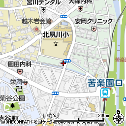 ＪＡ兵庫六甲夙川周辺の地図