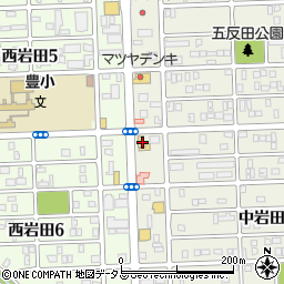 スズキアリーナユタカ岩田周辺の地図