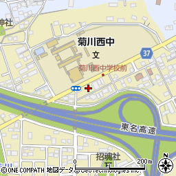 静岡県菊川市加茂183周辺の地図