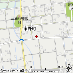 静岡県浜松市中央区市野町278周辺の地図