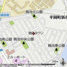 兵庫県加古川市平岡町新在家1192-119周辺の地図