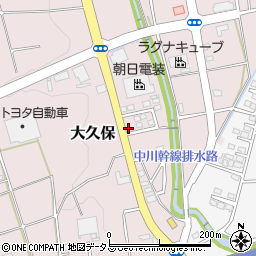 静岡県磐田市大久保480-17周辺の地図