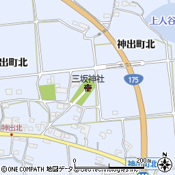 三坂神社周辺の地図