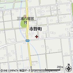 静岡県浜松市中央区市野町285周辺の地図