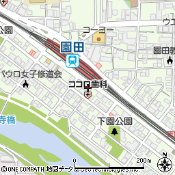 八剣伝　園田駅前店周辺の地図