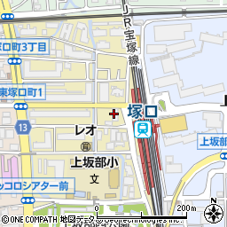 セブンイレブンＪＲ塚口駅前店周辺の地図