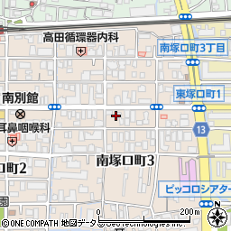 東洋テック株式会社　阪神支社周辺の地図