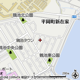 兵庫県加古川市平岡町新在家1192-388周辺の地図
