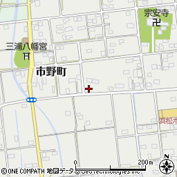 静岡県浜松市中央区市野町272周辺の地図