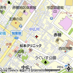兵庫県赤穂市中広984周辺の地図