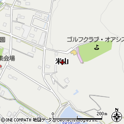 愛知県豊橋市岩崎町米山周辺の地図