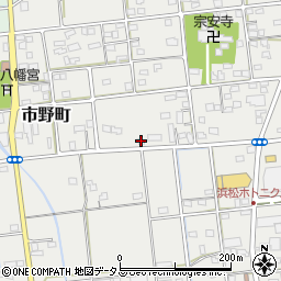 静岡県浜松市中央区市野町265周辺の地図