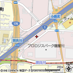 大阪府寝屋川市小路南町1周辺の地図