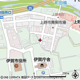〒518-0822 三重県伊賀市問屋町の地図