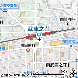 希望軒武庫之荘店周辺の地図