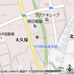 静岡県磐田市大久保480-20周辺の地図