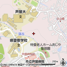 兵庫県芦屋市剣谷28周辺の地図