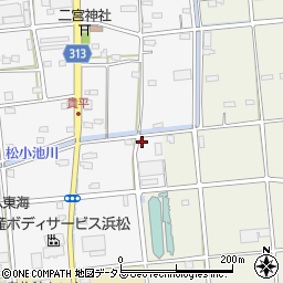 静岡県浜松市中央区貴平町156周辺の地図