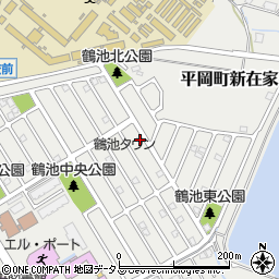 兵庫県加古川市平岡町新在家1192-157周辺の地図