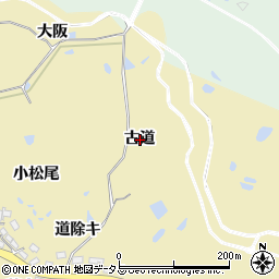 京都府相楽郡精華町東畑古道周辺の地図