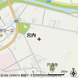 静岡県賀茂郡松崎町宮内周辺の地図
