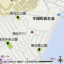 兵庫県加古川市平岡町新在家1192-389周辺の地図