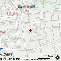 静岡県浜松市中央区市野町447周辺の地図