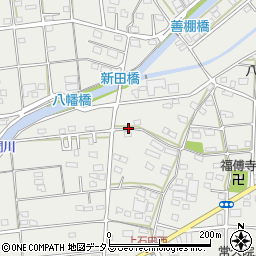 静岡県浜松市中央区上石田町周辺の地図