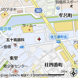 愛知県豊橋市牟呂町松崎周辺の地図