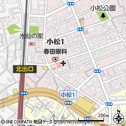 上新ビル２周辺の地図