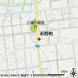 静岡県浜松市中央区市野町291周辺の地図