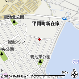 兵庫県加古川市平岡町新在家1192-406周辺の地図